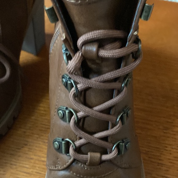 GBG LOS ANGELES Brown with faux wool lined healed boot size 7.5 🆕  NWOT - Picture 3 of 10